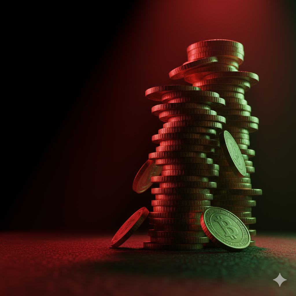 Red and green arrows representing platform revenue distribution